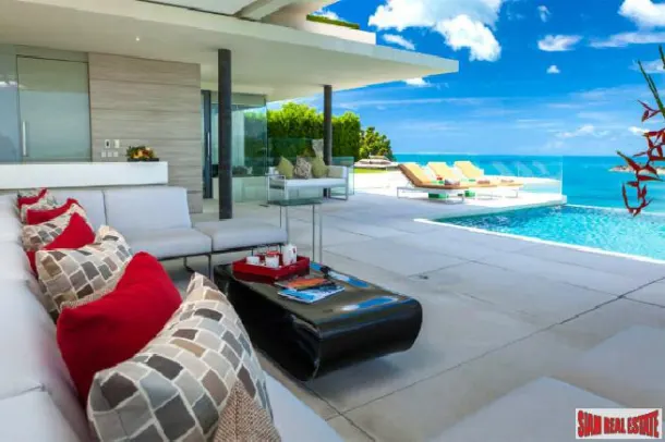 Sophisticated Six Bedroom Panoramic Sea View Pool Villa for Sale in Choeng Mon 4