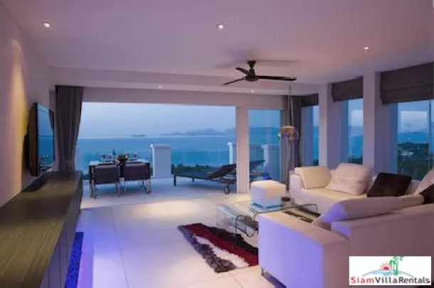 Ocean Views from this Wonderful Two Bedroom Penthouse with Pool in Bang Po, Koh Samui 2