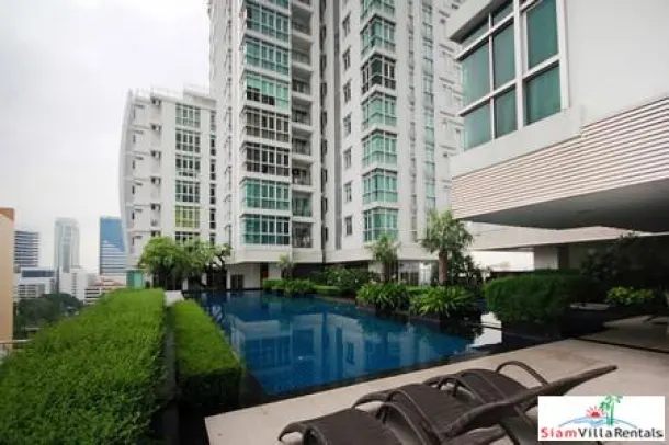 Nusasiri Grand Condominium - Luxury Furnished Two Bedroom for Rent next to BTS Ekamai 4