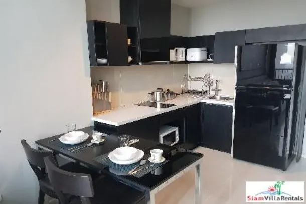 Rhythm 44/1 - One Bedroom Loft-style Duplex for Rent with City Views in Phra Khanong 2