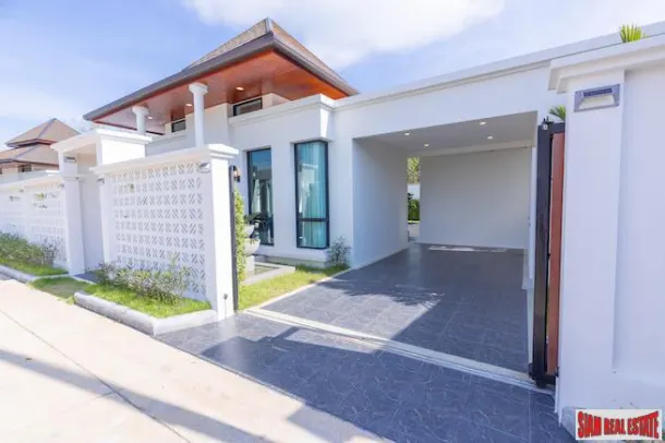 New 2-4 Bedroom Bali-style Pool Villas for Sale Near Big Buddha in Chalong 2