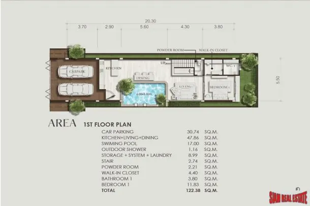 New Three Bedroom Private Pool Villas for Sale in Thalang 2
