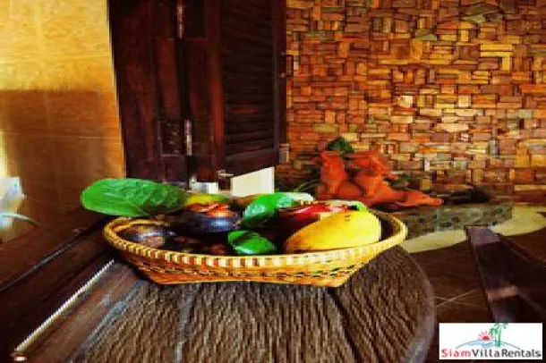 Rustic and Elegant Two-Bedroom Villa For Rent in Maenam 4