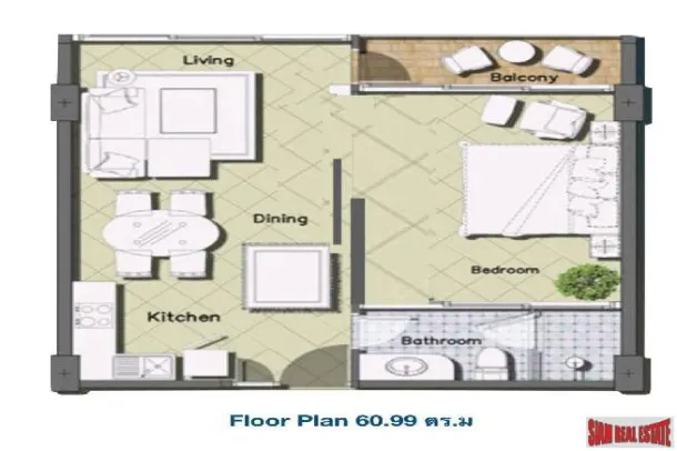 Large Beautiful 1 bedroom condo with beachfront for sale - Banglamung 2