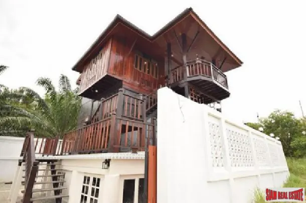 Special Thai style house for rent and for sale in the east Pattaya- Nongket yai 2
