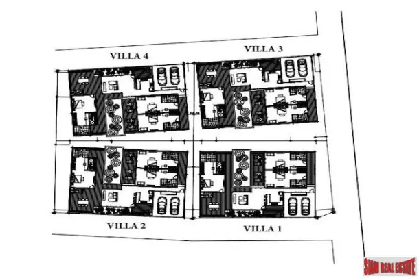New 3 &amp; 4 Bedroom Pool Villas for Sale in a Small Boutique Kata Project 4