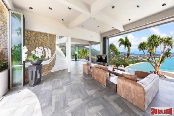 Ultra Luxury Five Bedroom Pool Villa with 360 Degree Sea Views for Sale at Chaweng Noi Peak 4