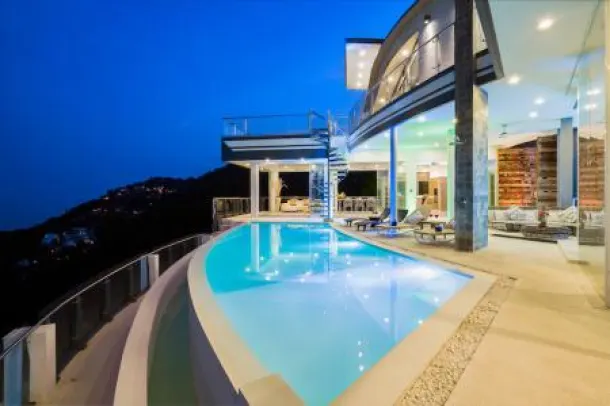 Luxury Koh Samui Villa for Sale with 180 Degree Views in Chaweng Noi 2