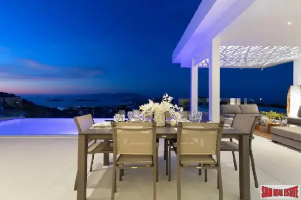Exceptional Four Bedroom Sea View Pool Villa for Sale in Plai Laem 3