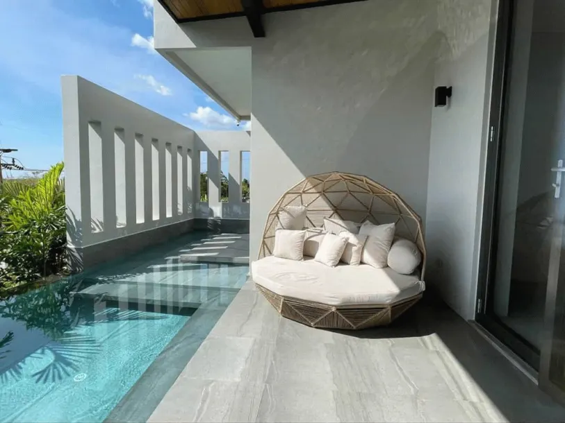 Modern Hilltop Pool Villa 3 Bed 5 Bath in Manick For Rent 4