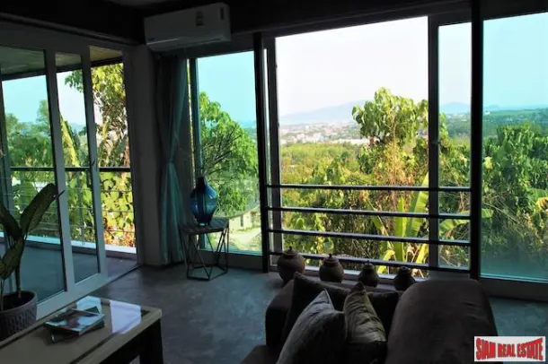 Charming &amp; Tropical Two Bedroom Sea View Duplex for Rent in Chalong 2
