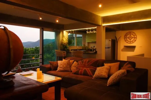 Charming &amp; Tropical Two Bedroom Sea View Duplex for Rent in Chalong 3