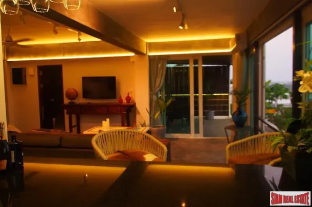 Charming &amp; Tropical Two Bedroom Sea View Duplex for Rent in Chalong 4