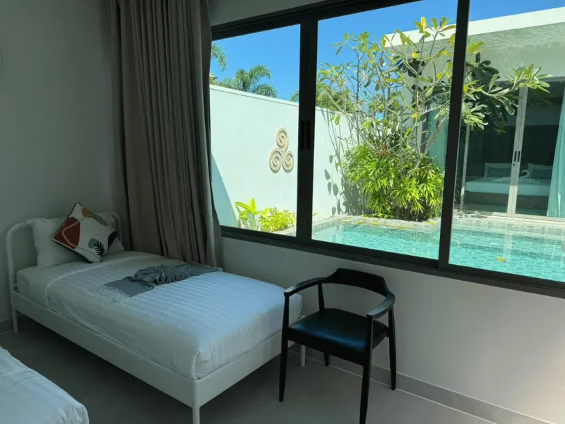 Shambhala Grand Villa - Elegant 2-Bedroom Private Pool Villa Near Boat Avenue Bangtao for Rent 2
