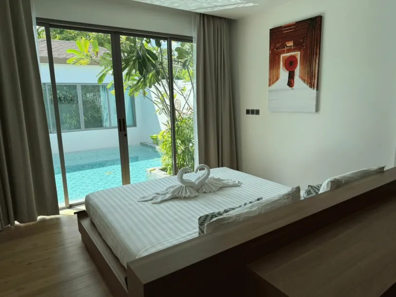 Shambhala Grand Villa - Elegant 2-Bedroom Private Pool Villa Near Boat Avenue Bangtao for Rent 4
