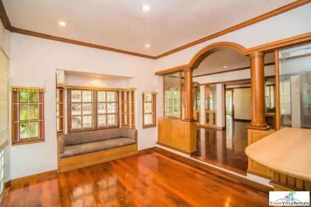 Two Storey Six Bedroom House with Large Parking Facilities in Ekkamai 3