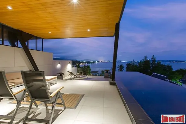 Sea View Three Bedroom, Four Storey House with Rooftop Pool for Sale in Aqua Villas Rawai 4