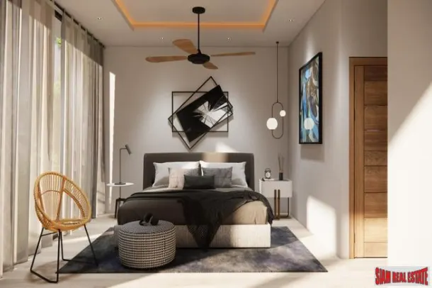New Three Bedroom Contemporary Pool Villas for Sale in Nai Thon 2