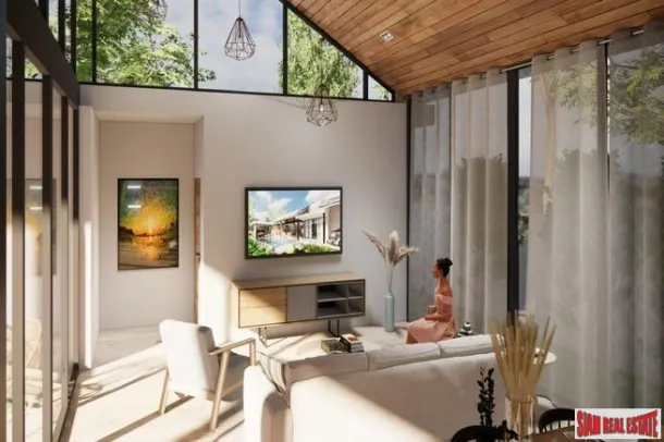 New Three Bedroom Contemporary Pool Villas for Sale in Nai Thon 3