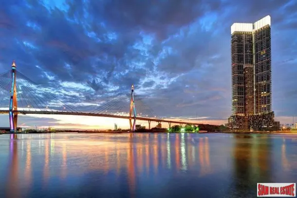 The Pano - Exceptional River Views from this Three Bedroom Corner Condo for Rent in Surasak 4