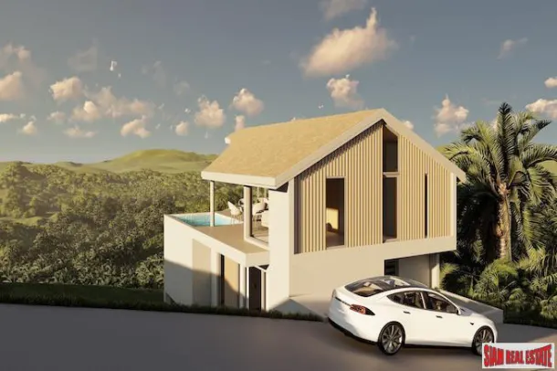 New Three Bedroom Sea View Pool Villas for Sale in Bophut, Samui 2