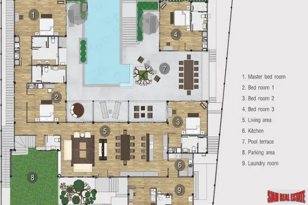 Luxurious Six Bedroom Estate Pool Villa Living in Secluded Rawai Suksan Area, 10 mins to beaches 3