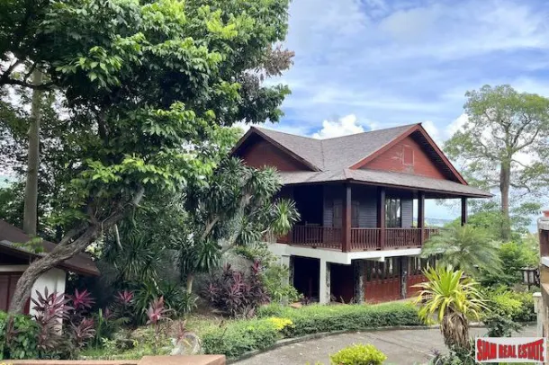 6 Rai Hillside Land with Beautiful Sea Views + 30 Building Resort Business for Sale in Lamai 4