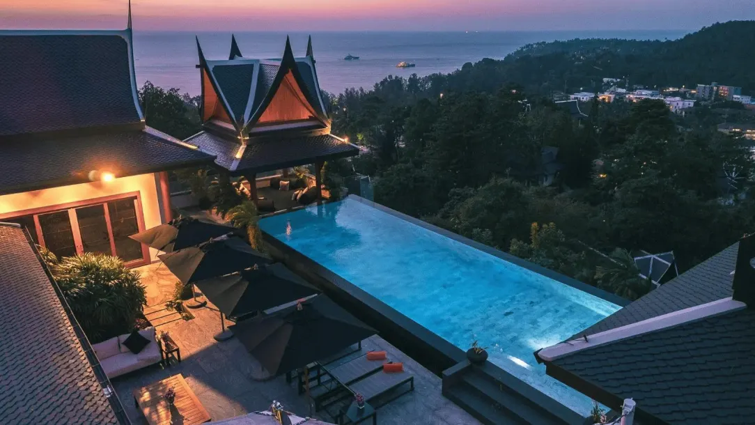 Contemporary Luxury Sea View Ten Bedroom Pool Villa for Rent 3