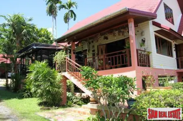 Beautiful Three Bed Sea View Thai Country Stlye House with Large Gardens at Koh Sirey 4
