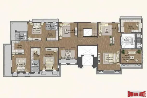 Baan Sansiri Pattanakarn - Super Luxury 5 Bed, 6 Bath, 2 Kitchen Mansion For Sale In Exclusive Project Of Only 36 Homes In Quiet Bangkok Suburb 4