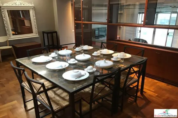 Siam Penthouse 2 - Inviting Pool Views from this Three Bedroom Condo for Rent in Lumphini 2