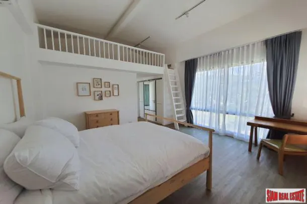 Mono Palai - Spacious Two Storey Three Bedroom Loft-Style House with Private Pool for Rent in Chalong 4