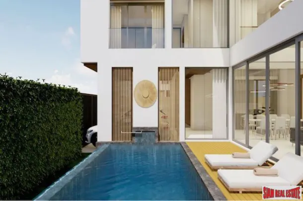 Prime Location - New Four Bedroom, Two Storey Pool Houses for Sale in Cherng Talay 2