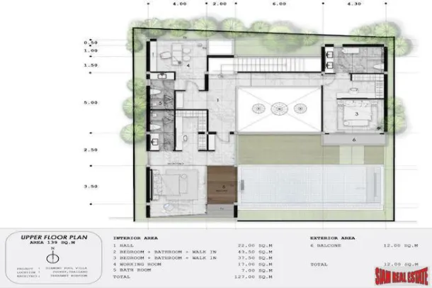 Prime Location - New Four Bedroom, Two Storey Pool Houses for Sale in Cherng Talay 3