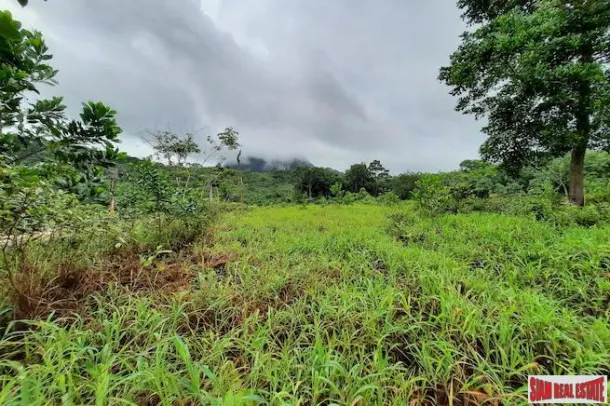 Over 16 Rai of Land for Sale in Khao Thong with Beautiful Krabi Mountain Views 2