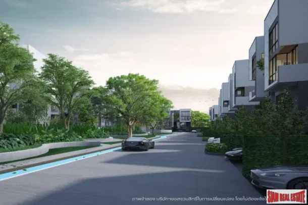 New Project of Modern Twin Houses with Home Automation at Lat Phrao Road, Bang Khen. 3