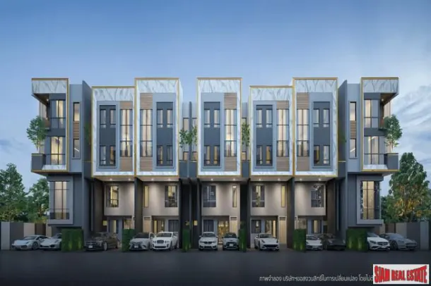New Project of Modern Twin Houses with Home Automation at Lat Phrao Road, Bang Khen. 4