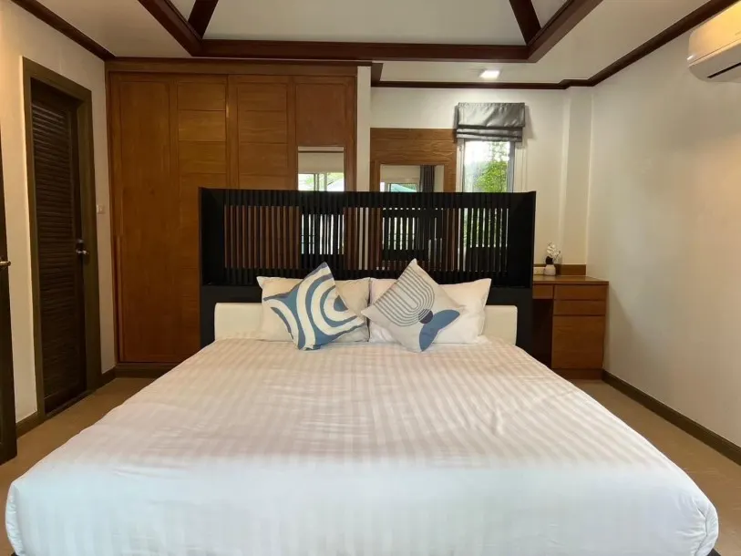 Combination Thai Bali style 3 bedroom pool villa for rent in Bangtao 3