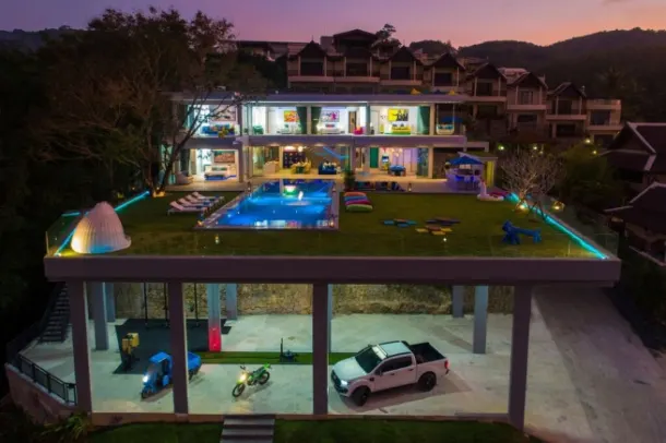 Ultimate Luxury Five Bedroom Pool Villa with Sea Views for Sale in the Hills of Patong 2