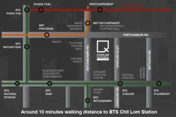 Q Chidlom-Phetchaburi - Luxurious Duplex with Stunning Panoramic View and Stylish Furnishings in Chit Lom 2