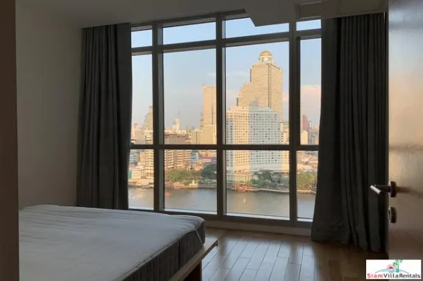 The River - Large 2 Bed Corner Unit on the 59th Floor for Rent in Sathorn 4