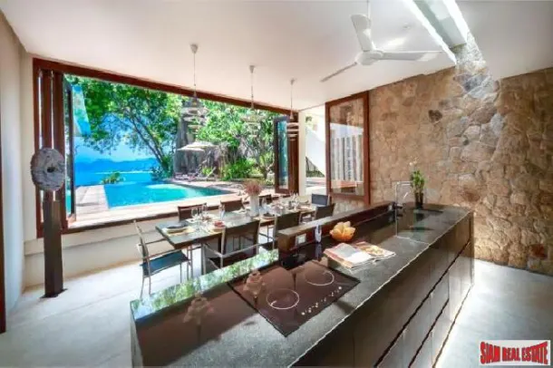 Spectacular Sea View Five Bedroom Pool Villa for Sale in the Choeng Mon Hills 2
