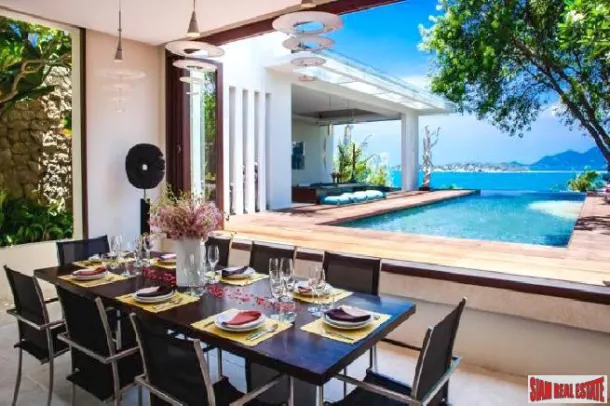 Spectacular Sea View Five Bedroom Pool Villa for Sale in the Choeng Mon Hills 4