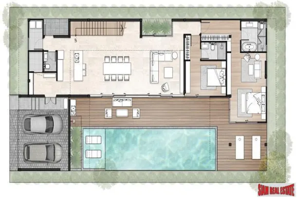 New 4 &amp; 5 Bedroom Pool Villas for Sale only 7 Minutes Walk from Bang Tao Beach 3