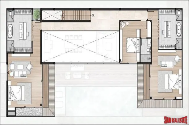 New 4 &amp; 5 Bedroom Pool Villas for Sale only 7 Minutes Walk from Bang Tao Beach 2