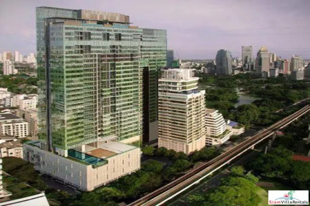 185 Rajadamri - Two Bedroom Condo with Spectacular Views of The Royal Bangkok Sports Club for Rent in Ratchadamri 2