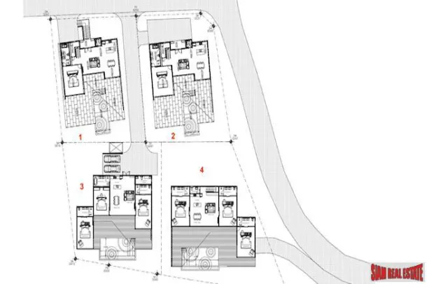 Three to Four Bedroom Sea View Pool Villas for Sale in Chaweng 3