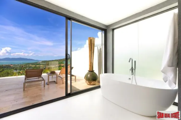 New 4 Bedroom Villa with Sea View in Bo Phut Hills, Koh Samui 3