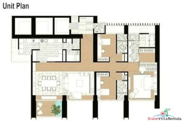 The Met - Luxury Large Three Bedroom Condo for Rent in Sathorn 4