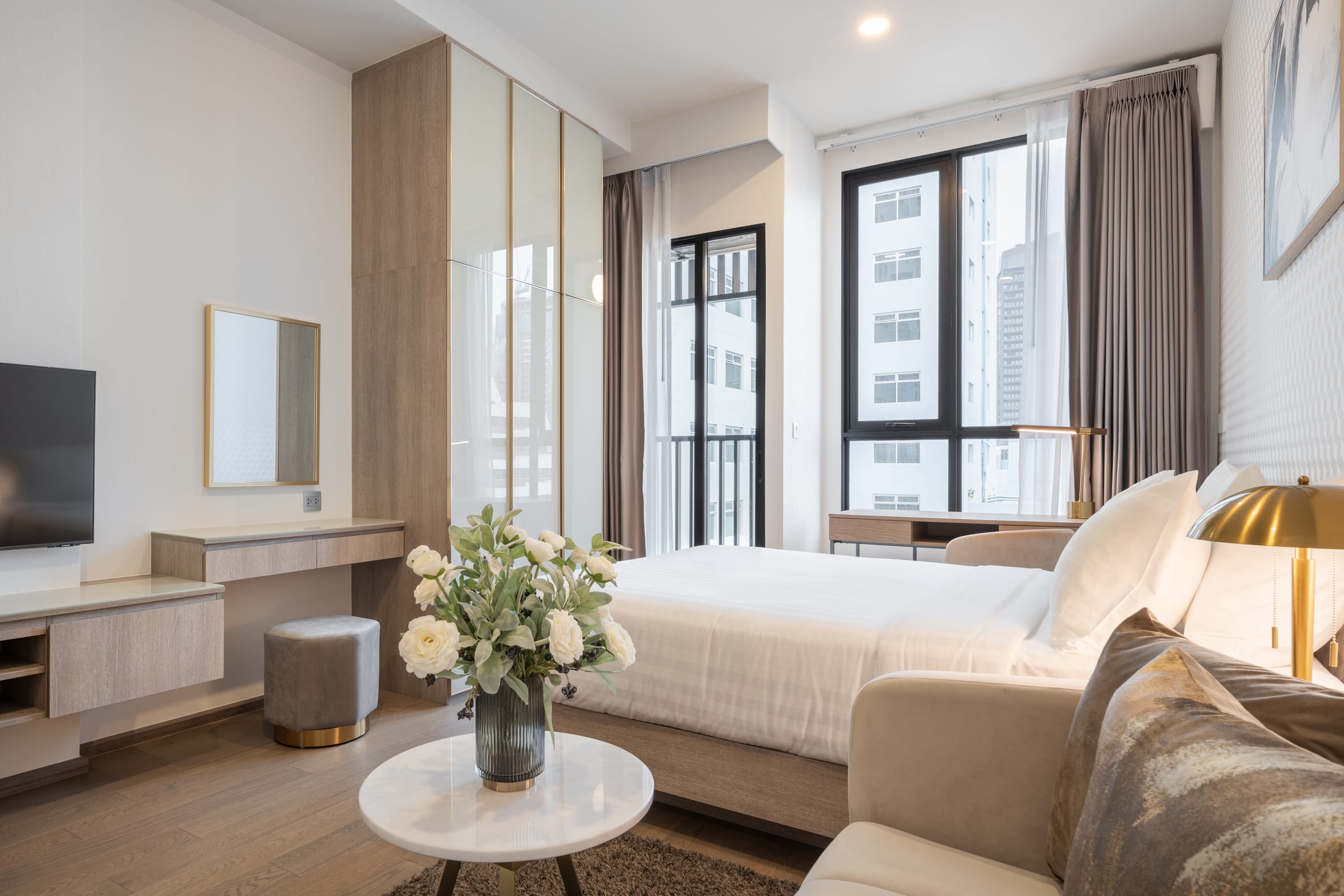 1 Bedroom, 24 sq.m. — Hampton Residence Phayathai (Park Origin Phayathai) | Hotel Residence near BTS Phaya Thai / Airport Rail Link 5